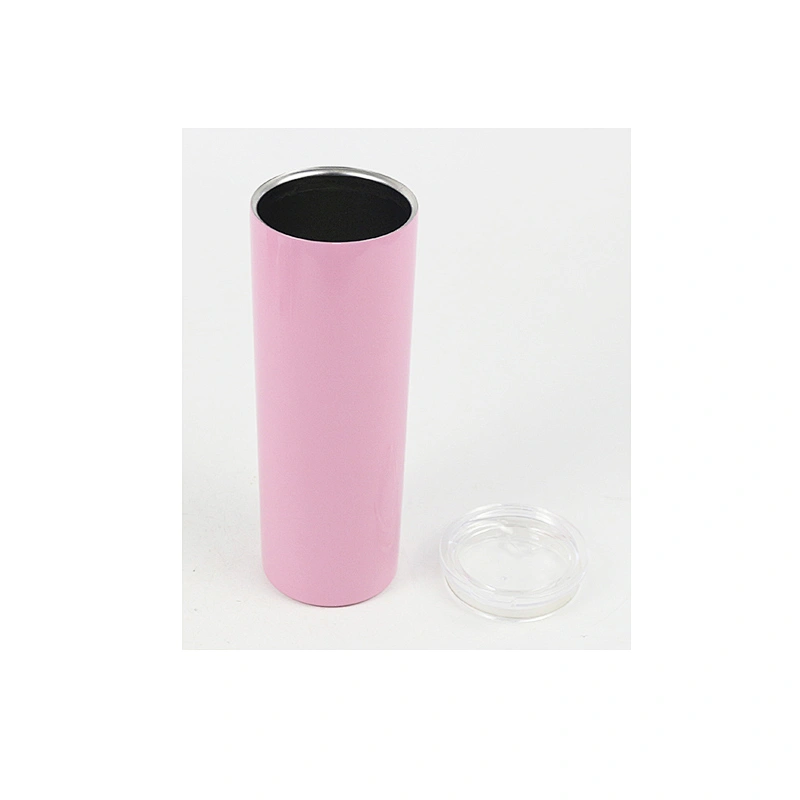 Hibour Outdoor Unbreakable 14OZ 20 OZ Double-Insulated Stainless Steel Skinny Straw Tumbler With Lid and Straw