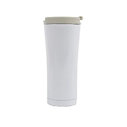 Double Wall Stainless Steel Travel Eco White Coffee Mug