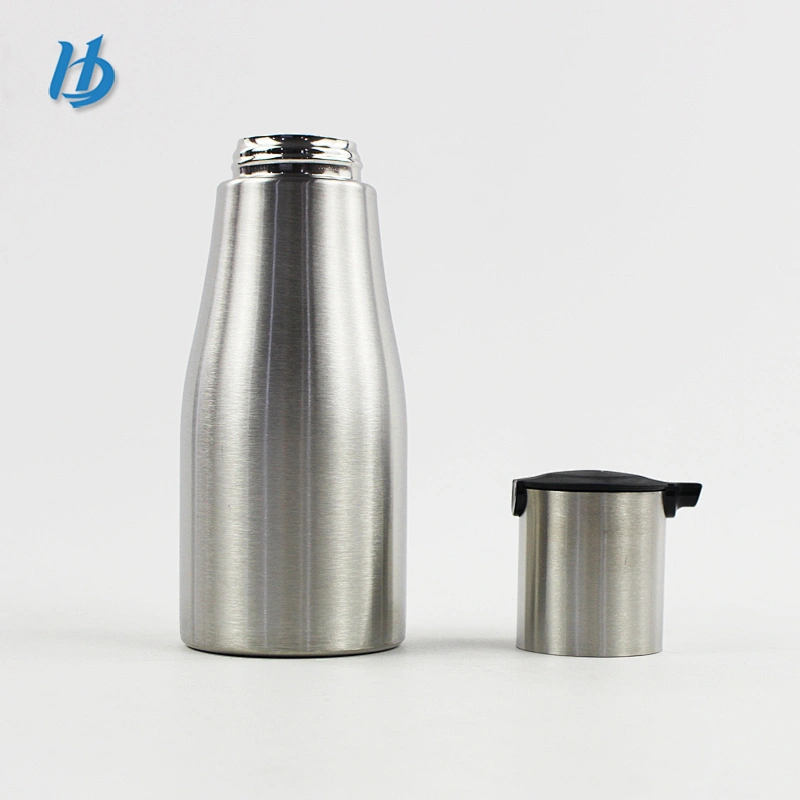 Food grade material drinking water bottle,steel sport water bottle silver color