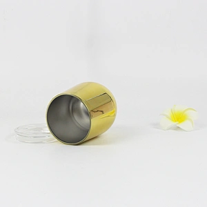 Attractive stainless steel wine glass,insulated single wall wine glass tumbler without handle
