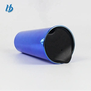 Electroplated coffee travel mug,500ml double wall beer mug with handle