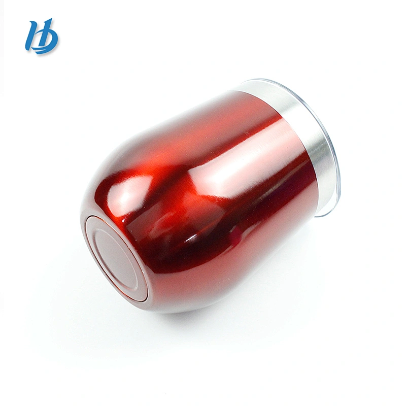 Factory price 12oz stainless steel wine tumbler powder coating with lid