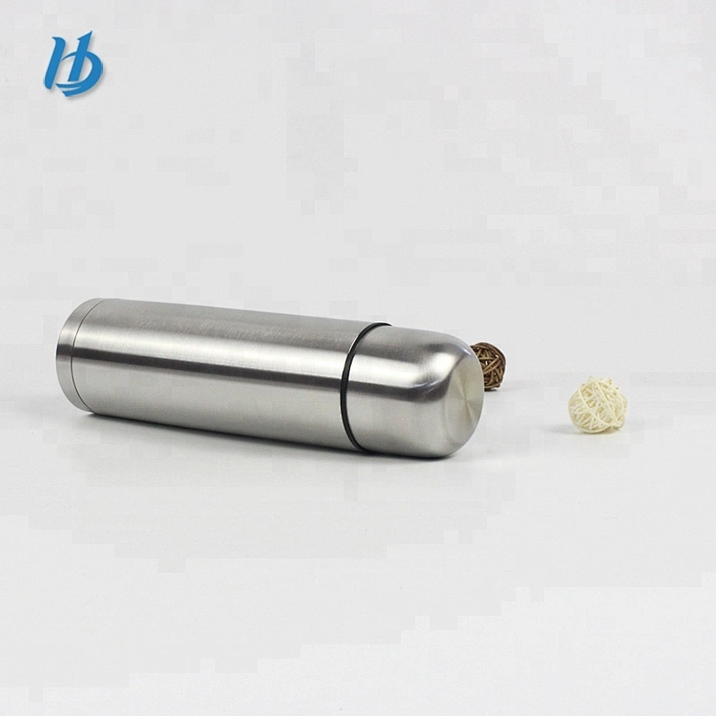 500ml bullet shaped double wall vacuum flask stainless steel hot water bottles