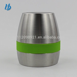 Metal stemless stainless steel wine glass,9OZ customized cup wholesale