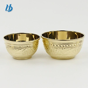 2017 yongkang foreign trade single layer pure copper 100% hand engraving bowl with cheaper price