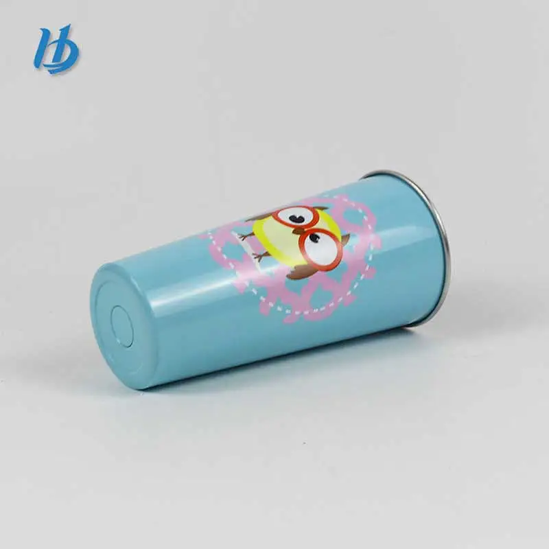 Fashionable thermal coffee mug ,double wall travel coffee mug with cartoon pattern