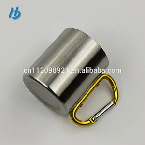 High quality wholesale double wall food grade stainless steel beer mug with handle insulated coffee mugs