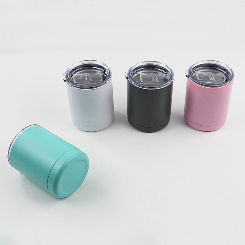 Most popular new design 10 oz stainless steel wine tumbler cups tumbler cup stainless steel
