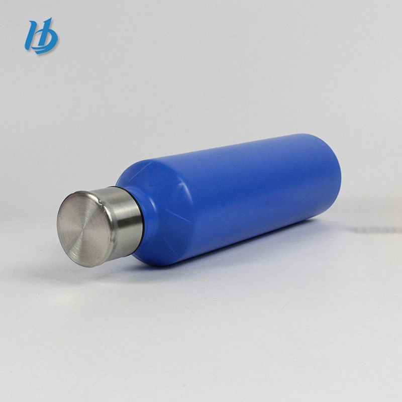 european style stainless steel vacuum bottle with customized color stemless vacuum sport drinking bottle