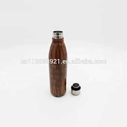 european style factory wholesale vacuum bottle stainless steel cola vacuum bottle sport water bottle with cup brush