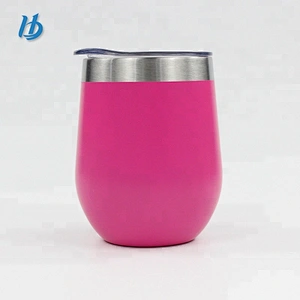 Private label stainless steel tumbler 12OZ double wall mug with lid wholesale steel insulated tumbler