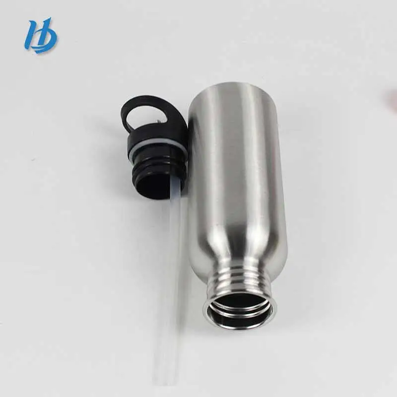 Stainless steel color,double wall water bottle customized logo