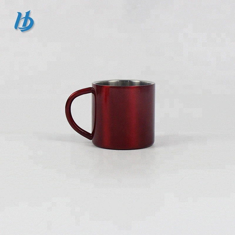 Factory direct provide camping mug,double wall steel coffee mug