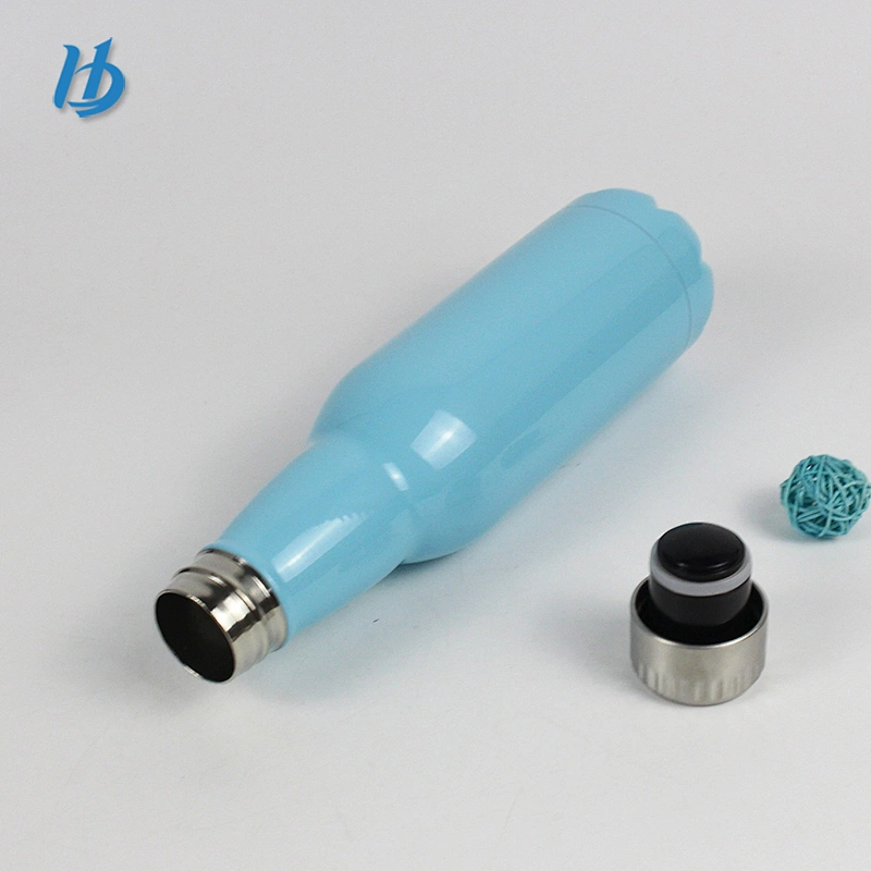 Fashionable vacuum insulated water bottle,thermal cola shaped bottle wholesale