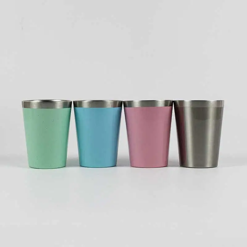 8oz Vacuum Double Walled Stainless Steel Spray Painted Beer Mug