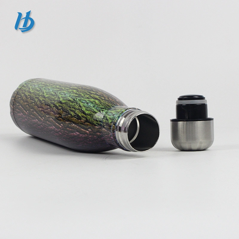 2017 newest product customized drinkware cola shaped bottle stainless steel sport water bottle