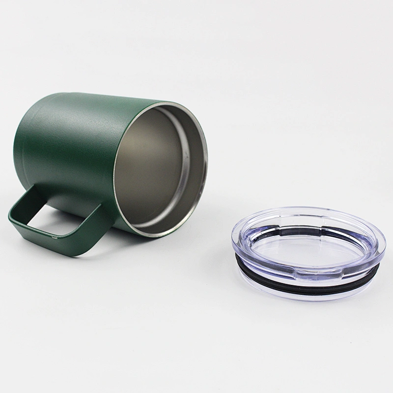Factory wholesale carabiner mug metal steel vaccum mug 10oz stainless steel coffee mugs