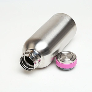 Hot selling new style hands free baby bottle feeding thermos  stainless steel water bottles insulated