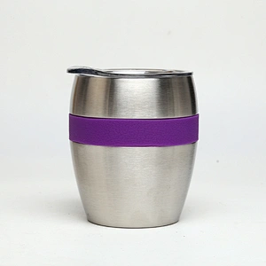 Personalized double wall vacuum stainless steel wine tumbler with customized logo