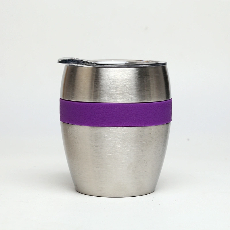 Personalized double wall vacuum stainless steel wine tumbler with customized logo