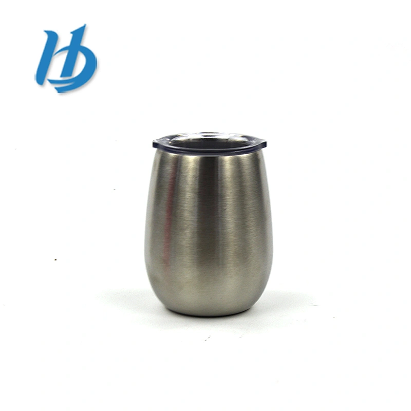 Skillful manufacture 9 oz silver color 304 stainless steel short wine glass