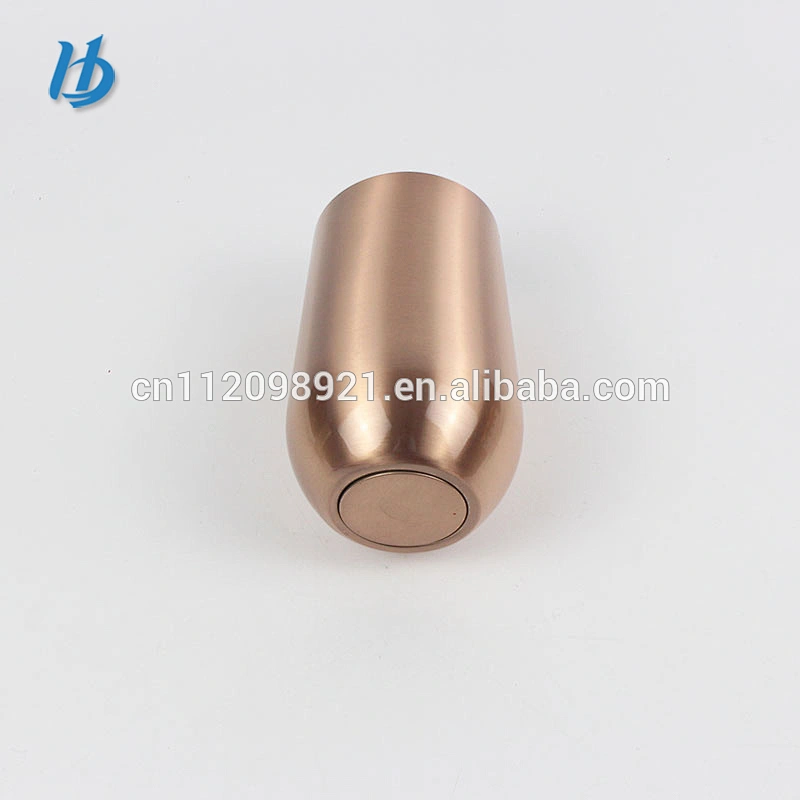 Yongkang factory OEM creative 304 stainless steel mug electroplated wine glass double wall mug stainless