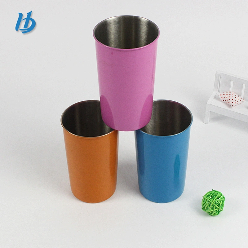 2019 new style stainless steel single wall coffee mug wholesales design logo reusable coffee cup