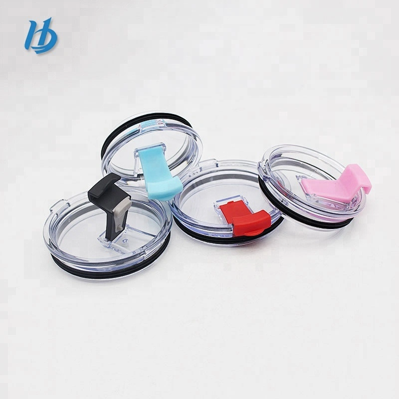2017 new spill and splash proof lid sliding lid for stainless steel tumbler