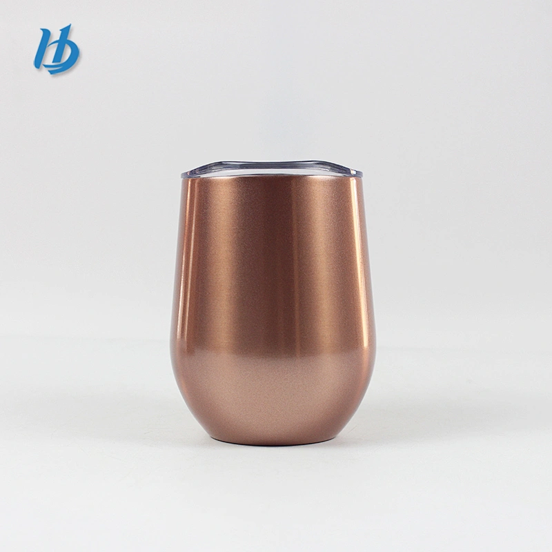 Promotional travel mug,vacuum insulated mug copper plated cups