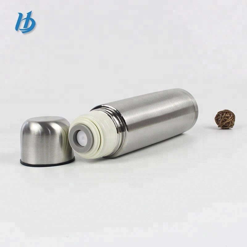 500ml bullet shaped double wall vacuum flask stainless steel hot water bottles