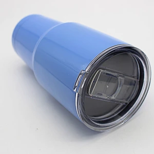 Hibour steel mug with handle  coffee mug  wholesale 30oz double wall tumbler with straw