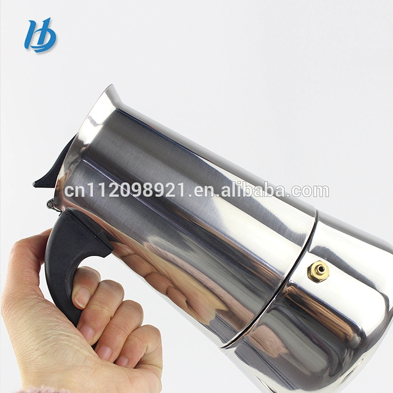Yongkang manufacture OEM unbreakable stainless steel Italian, aluminum coffee maker for gift