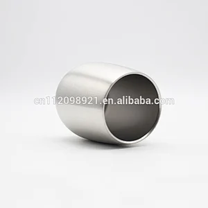 Factory OEM BPA Free 18/8 Stainless Steel round Wine Glass Unbreakable
