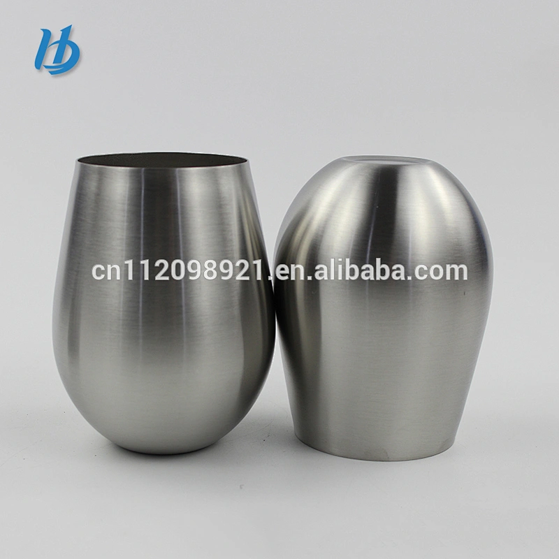 Factory OEM BPA Free High Quality 304 Stainless Steel Unbreakable Wine glass With Free Sample