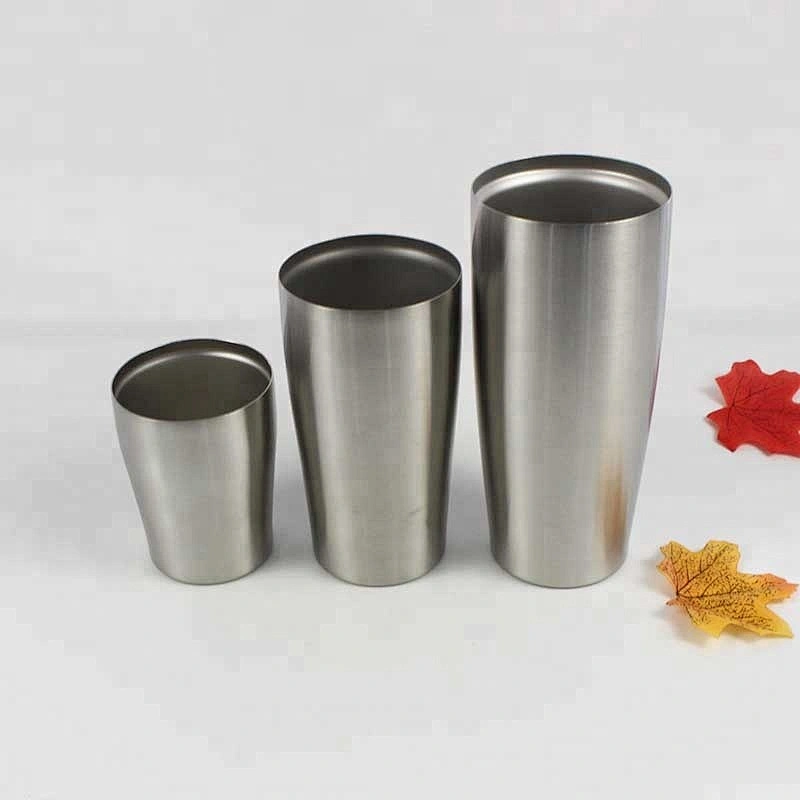 Double wall 18/8 stainless steel vacuum insulated tumbler beer cups with logo