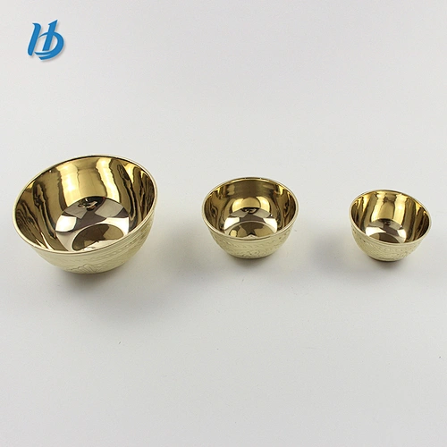 2017 yongkang foreign trade single layer pure copper 100% hand engraving bowl with cheaper price