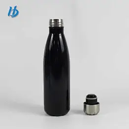 high quality 500ml sport water bottle stainless steel double wall cola shaped bottle vacuum bottle