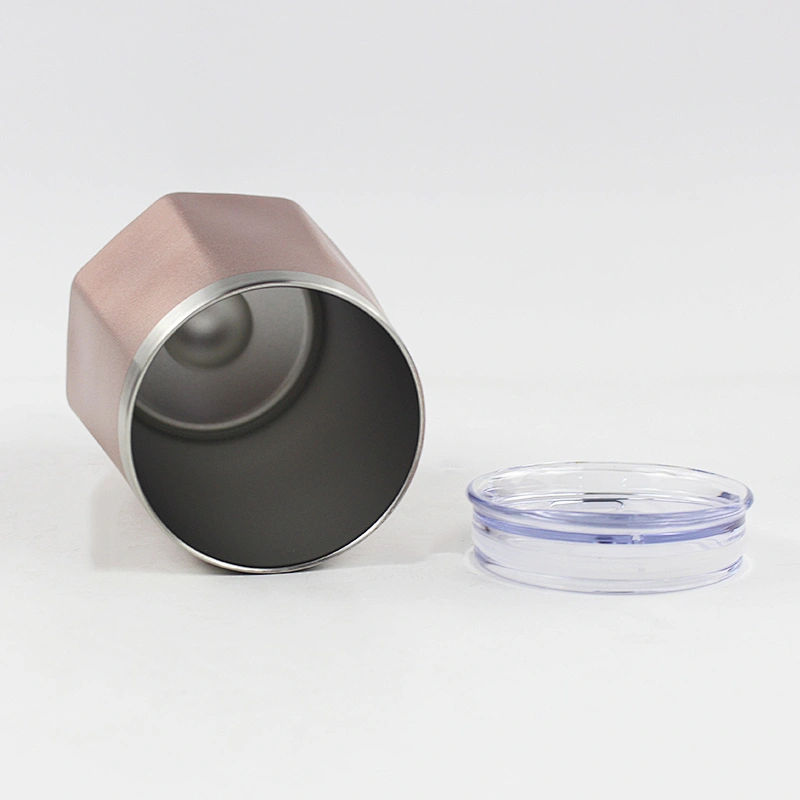 Double Wall Wine Glass  cups stainless steel stemless wine glass Vacuum Stemless wine glass
