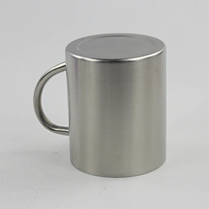 Hot selling wholesale  High quality stainless steel simple office mug with normal handle