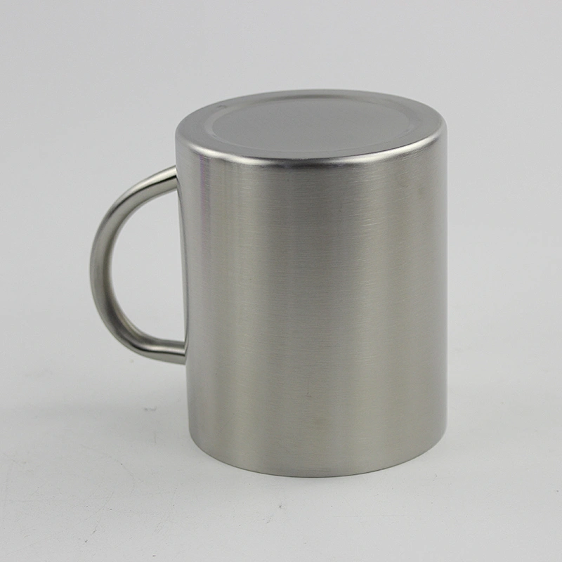 Hot selling wholesale  High quality stainless steel simple office mug with normal handle