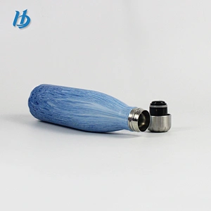 2019 hot selling customized drinkware cola stainless steel insulated vacuum water bottle  with cup brush