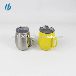 2019 new products stainless steel thermal mug rubber bottom mug with customized packing