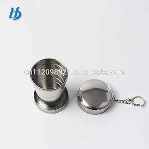 2015 Best Selling Stainless steel Portable Foldable Drink mug/Convenient Telescopic drink cup/Scaling/Flexible Cup/Magic Kettle