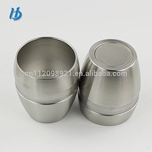 New design stemless stainless steel wine glass,double wall cup wholesale