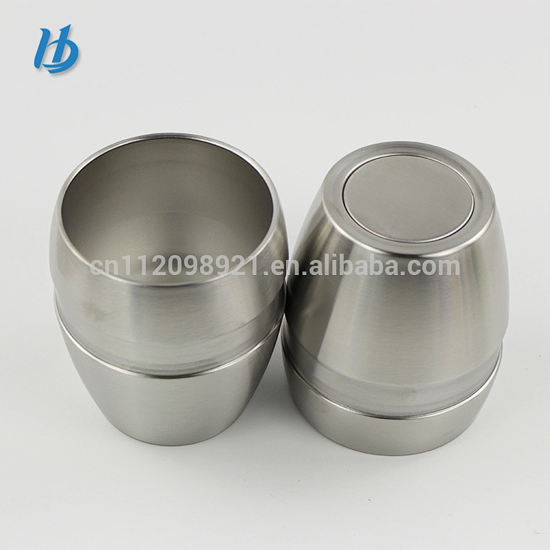 New design stemless stainless steel wine glass,double wall cup wholesale