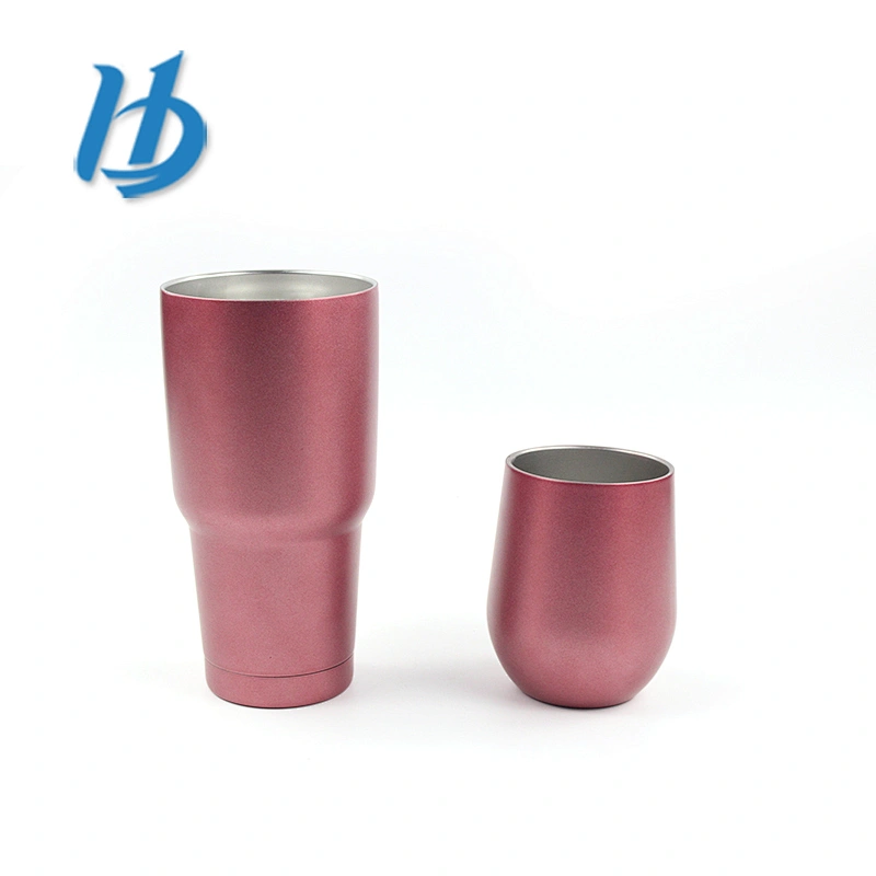 HIBOUR wholesale new premium wholesale 30oz stainless steel rose gold tumbler with lid