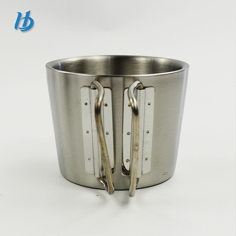 Stainless steel travel mug, double wall mug cup with handle customized logo pretty travel mug