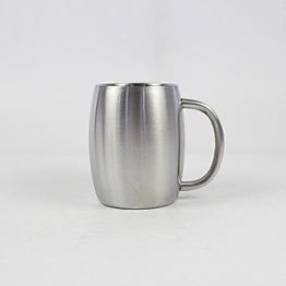 China wholesale beer mug,450ml double wall coffee mug with lid wholesale