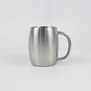 China wholesale beer mug,450ml double wall coffee mug with lid wholesale