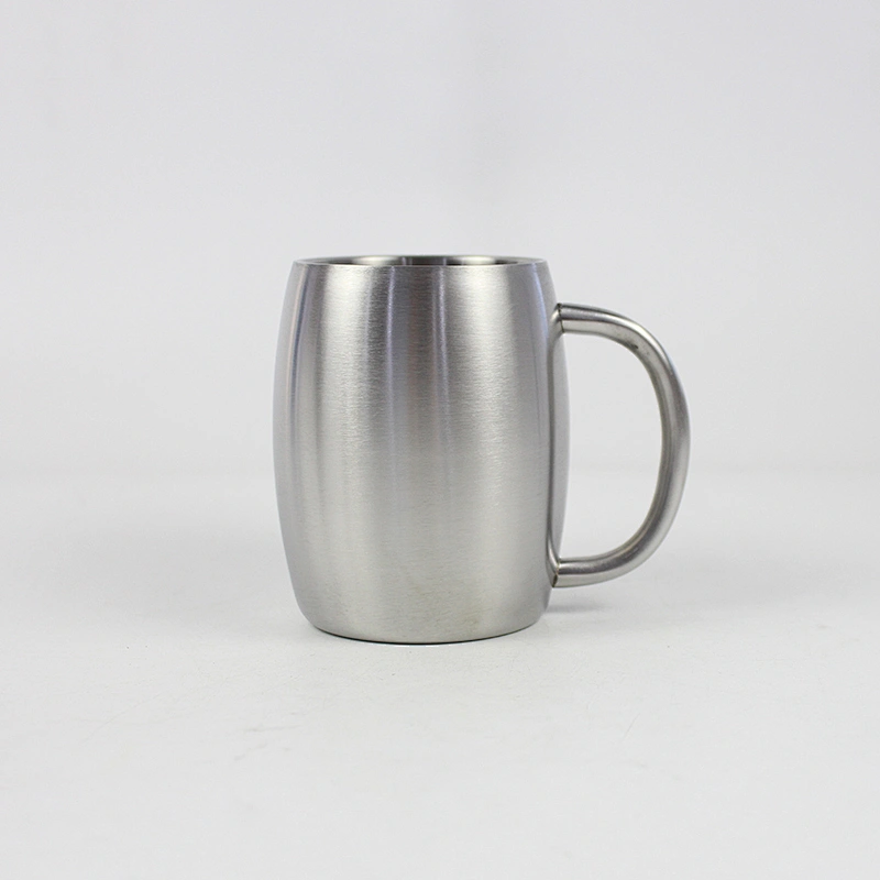 China wholesale beer mug,450ml double wall coffee mug with lid wholesale